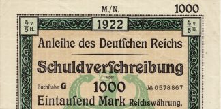 Staatsanleihe des Deutschen Reiches von 1922